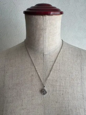 빈티지 아르데코 그래픽 목걸이 나카가와장신구 체인