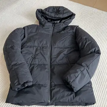 블랙 다운 자켓 S 사이즈