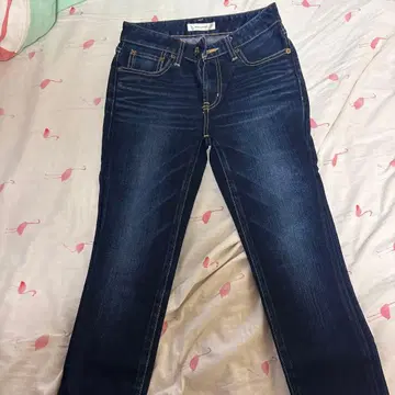 MOUSSY 스키니 데님 다크 블루