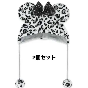 [ 2개 세트 ] 디즈니 팬캡 레오파드 무늬