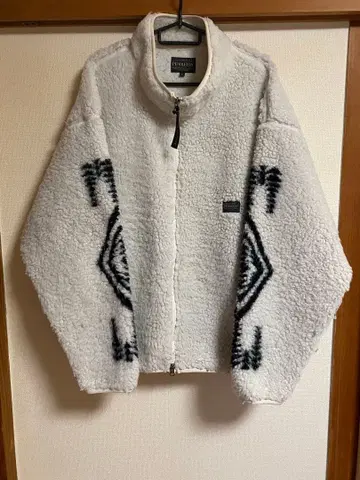 Pendleton x JS 별주 자카드 보아 스탠드 블루종 XL