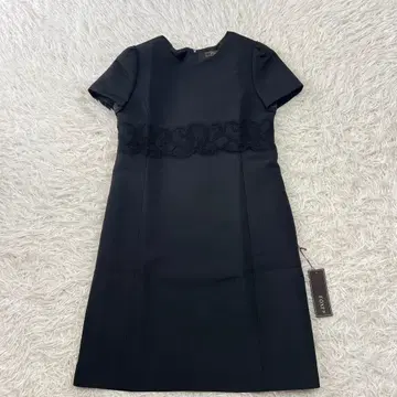 새상품 폭시 FOXY 원피스 레이스 반팔 포멀 블랙