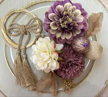 성인식 졸업식 시치고산 사전 촬영 머리 장식