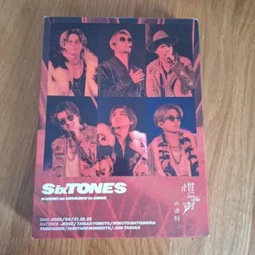 SixTONES/ in DOME (초회 한정반 3매 세트)