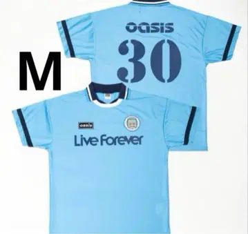 oasis 풋볼 셔츠 m 사이즈 Live Forever