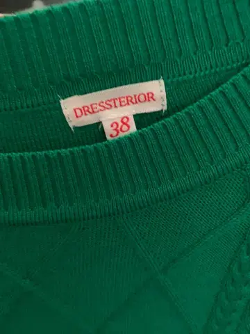 DRESSTERRIOR 그린 니트 38