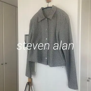 미사용 셔츠 자켓 숏 steven alan