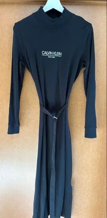 CALVIN KLEIN 블랙 롱 원피스 정품 L 사이즈