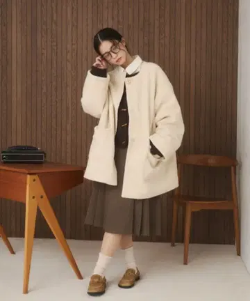 노카라 오버 사이즈 자켓