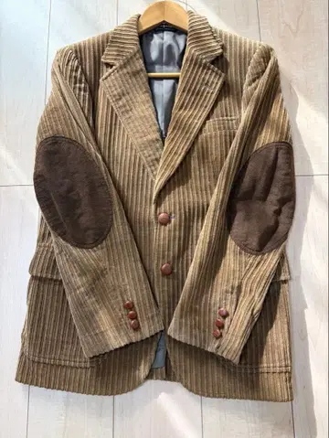 코듀로이 테일러드 자켓 베이지