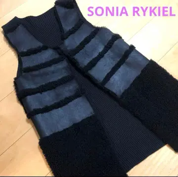 소니아 리키엘 컬렉션 컨디션 최상 양가죽 울 지레 베스트