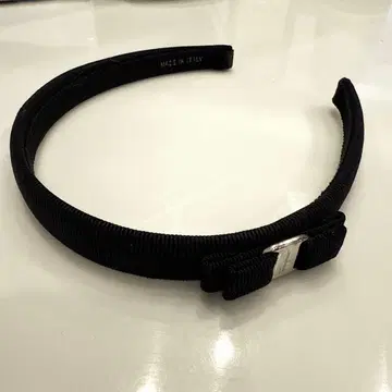 Salvatore Ferragamo 블랙 헤어밴드 K197