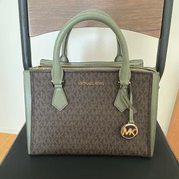 MICHAEL KORS 숄더백 브라운/그린