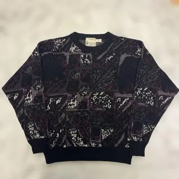 90s COOGI 스타일 니트 스웨터 London Fog XL