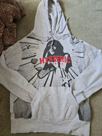 HYSTERIC GLAMOUR 그레이 후드티 L 25일까지 가격 인하 중