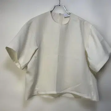 UNITED ARROWS 반팔 아이보리 셔츠 36