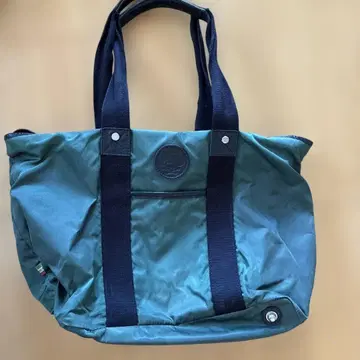 orobianco 이탈리아 다크 그린 나일론 토트백