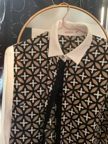 DRESSTERIOR 기하학 패턴 긴팔 셔츠 38