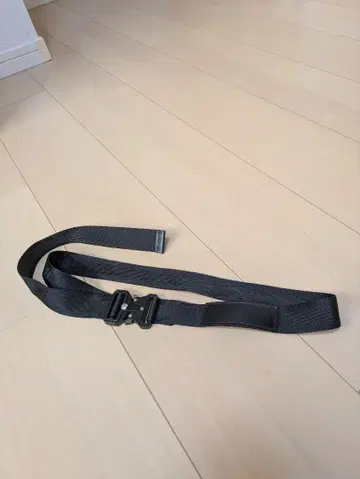 NYLON x LEATHER HUB BUCKLE BELT