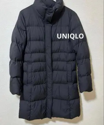 UNIQLO 블랙 롱 다운 자켓 M