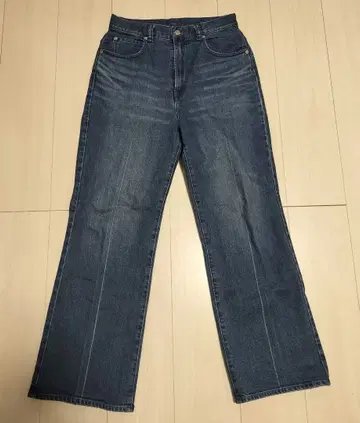 리에 거울 데님 팬츠 RM denim 플레어 하이웨스트