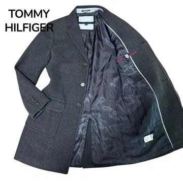 새상품급 TOMMY HILFIGER 울 체스터 코트 다크 그레이 S