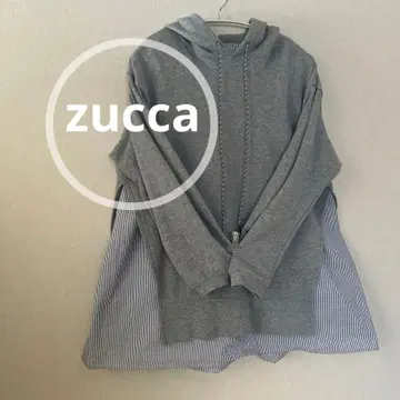 주카 zucca 도킹 후드티 맨투맨 M 그레이