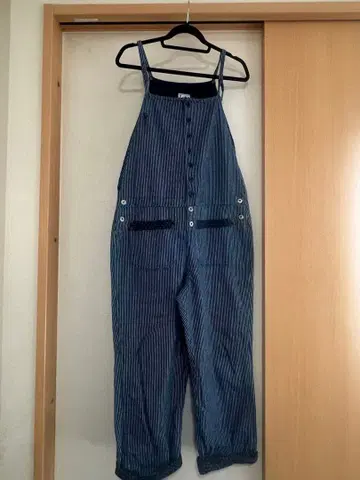 LIME.INK 스트라이프 오버롤