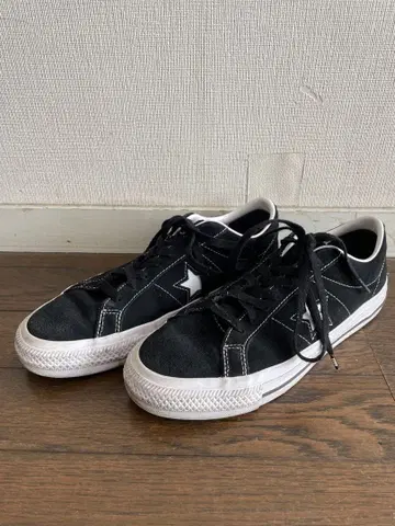 CONVERSE CONS 원스타 스웨이드 블랙 스니커즈