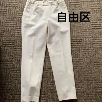 자유구, 슬랙스, 38, 화이트