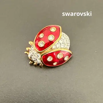 새상품급 swarovski 브로치 무당벌레