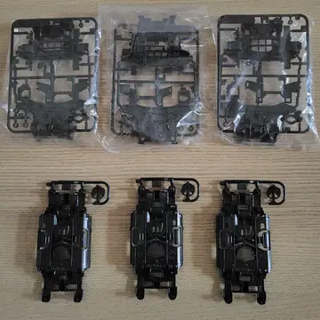 미니 사륜구동 MS 섀시 (블랙 / 블랙) 3세트