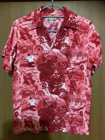 드라이 본즈 프린트 셔츠