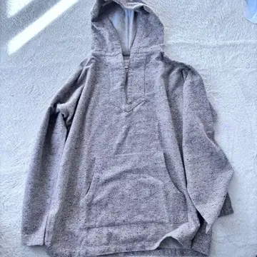 새상품급 BEAMS 자카드 후드 부착 후드티 L 사이즈 베이지