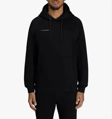 MAMMUT 블랙 후드 부착 후드티 xs