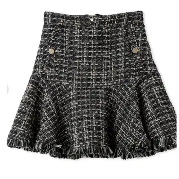 릴리 브라운 트위드 스커트