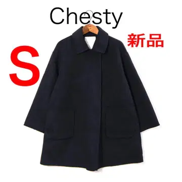 H4493-115 체스티 스텐카라 코트 울 혼방 새상품