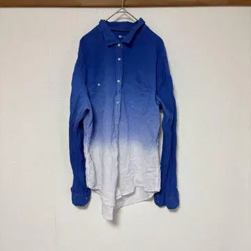 STYLUS 블루 그라데이션 긴팔 셔츠 [ XL 사이즈 ]