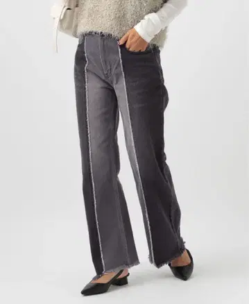 BAYFLOW (롱 레그 효과가 있는 센터라인) 세퍼레이트 데님