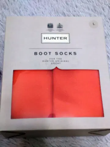 헌터 부츠 삭스 오렌지 컬러 여성용 L 새상품 미사용품 인기