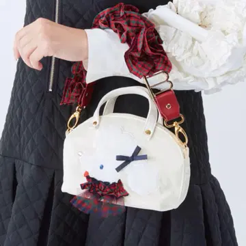 [ 미사용 새상품 ] 파밀리아 Bibiy 콜라보 핸드백과 핸드 스트랩