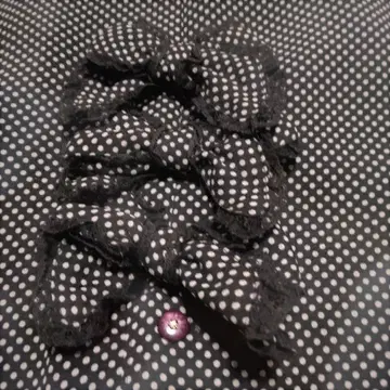 할인 핑크하우스 물방울 패턴 점퍼 스커트