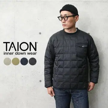 TAION TAION-100PB 풀오버 크루넥 이너 다운