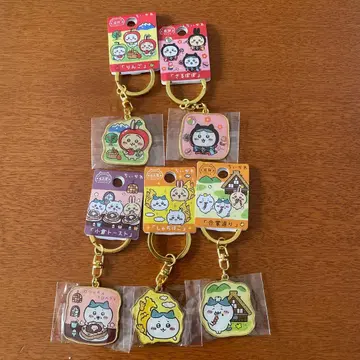 치이카와 (먼작귀) 지역 한정 키링 5개 나고야 히다 신슈