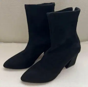 숏부츠 스웨이드 힐 8.5cm 23.5cm 여성용