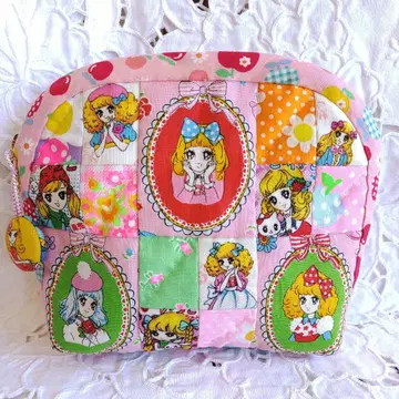 오토메틱 패치워크 파우치