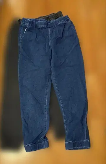 네이비 블랙 스트레이트 데님 팬츠 L 사이즈 2종 세트