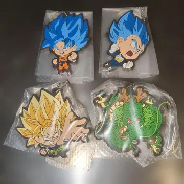 드래곤볼 초 러버 스트랩 세트 미개봉품