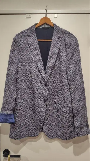 [ 새상품급 ] ETRO 에트로 테일러드 자켓 기하학 패턴 38