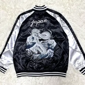 은룡 자수 일심여경 스카잔 3L 사이즈 블랙 수베니어 자켓